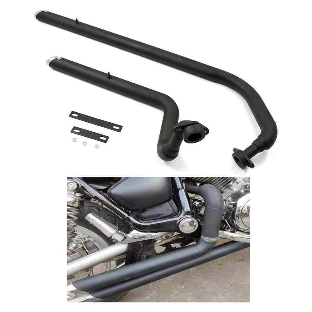 COPART Shortshots Staggered Full Exhaust Pipe Kit Silencer